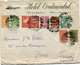 RUSSIE LETTRE A ENTETE DE " HOTEL CONTINENTAL " DEPART ( KIEV ) 2-9-37 POUR LA FRANCE - Lettres & Documents