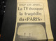 Le Havre - Paquebot Paris - Article Du Journal Havre Libre - Tragédie Du " Paris " Passe à La Télévision - 1959 - Havre Libre