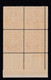 Sc#886, Plate # Block Of 4 Mint 3c Augustus Saint-Gaudens Famous Americans Artists Issue, Scuptor - Plaatnummers