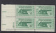 Sc#1178, Plate # Block Of 4 MNH, 4c Fort Sumter Issue, US Civil War Centennial - Plaatnummers