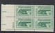 Sc#1178, Plate # Block Of 4 MNH, 4c Fort Sumter Issue, US Civil War Centennial - Plattennummern