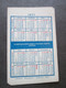 MONEY YUGOSLAVIA SMALL CALENDAR 1971 - Small : 1971-80