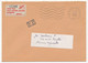 Enveloppe Avec Vignette "42160 Notez Bien Notre Adresse Complète Merci" 42 St Romain Le Puy 1986 En PP - Briefe U. Dokumente