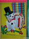 KOV 8-251 - New Year, Bonne Annee, Bonhomme De Neige, Champignon, Mushroom - Neujahr