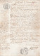 1828 MAUVES (Marne) Certificat D'INNONDATION Servant De PASSEPORT Valable Pour Six Mois - Submergé 2 Moulins Et Un - Historische Documenten