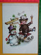 KOV 8-254 - New Year, Bonne Annee, RAMONEUR, CHIMNEY SWEEP,  Snowman, Bonhomme De Neige - New Year