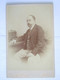 Photo Cabinet 10,7 X 16,5 Cm Homme Avec Pince-nez Giacomo Brogi Firenze - Anonymous Persons