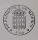 FISCAUX DE MONACO PAPIER TIMBRE 1976  BLASON1F00   Filigrane RAINIER III FEUILLE SIMPLE - Fiscales