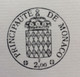 FISCAUX DE MONACO PAPIER TIMBRE 1981  BLASON 2F00   Filigrane RAINIER III FEUILLE SIMPLE - Fiscale Zegels