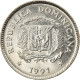 Monnaie, Dominican Republic, 10 Centavos, 1991, SUP, Nickel Clad Steel, KM:70 - Dominicana