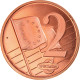 Suède, 2 Euro Cent, 2004, Unofficial Private Coin, SPL, Copper Plated Steel - Privéproeven