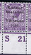 Ireland 1922 Dollard Rialtas Black Ovpt 3d Control S21 Perf Corner Strip Of 3 Mint Unmounted Never Hinged - Unused Stamps