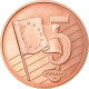 Vatican, 5 Euro Cent, 2011, Unofficial Private Coin, SPL, Copper Plated Steel - Essais Privés / Non-officiels