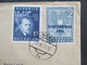 Österreich 1954 / 57 Lawinenopfer. Staatsvertrag Und Nr. 1033 MiF Auslandsbrief Von Wien Nach Bonn Am Rhein - Storia Postale