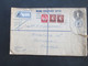 GB Kolonie 1957 Marken Mit Aufdruck Tangier Registered Letter London W8 Nach Rotterdam Mit Zollaufkleber - Morocco (1956-...)