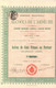 Action  De 100 Frcs Au Porteur -  Alcools De L'Ardèche S.A. - Paris 1908. - Industrie