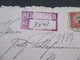 USA 1922 Nr. 279 EF Verwendet 1926 Registered Letter über Cöln Nach Pirmasens Rückseitig 7 Stempel SST Pirmasens - Brieven En Documenten