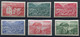 ANDORRE FRANCAIS N°105 *, 110 *, 111 *, 113 *, 116 * ET 117 *  NON DENTELES   ( Série De 6 Valeurs, Tirage 500) - Unused Stamps