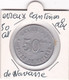 EVREUX  CANTINE DES USINES DE NAVARRE  50 CENTIMES EN ALU  //SANS DATE //  RARE - Monetary / Of Necessity