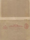 ENTIER POSTAL -Postal Stationery Ganzsache - DOUBLE AVEC RETOUR - REPLY - ONE PENNY VICTORIA . - Cartas & Documentos