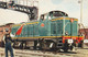 CARTE POSTALE ORIGINALE COULEUR : LOCOMOTIVE DIESEL ELECTRIQUE 040 DE (PUISSANCE 600ch) DE LA SNCF POUR LES MANOEUVRES - Materiaal