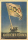 1936, Sonderkarte "AMTLICHER FÜHRER ZUR FEIER DER XI: OLYMPISCHEN SPIELE BERLIN 1936", Ungebraucht - Zomer 1936: Berlijn