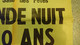 RENAISON (42) AFFICHE GRANDE NUIT DES 20 ANS AVEC L ORCHESTRE LABOUREY DE RADIO CLERMONT - Plakate
