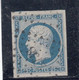 France - Année 1852 - N°YT 10 - 25c Bleu - Obl. Losange PC - 4 Belles Marges - Signé - 1852 Louis-Napoleon