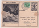 NEDERLAND - 1933 - CP ENTIER ILLUSTREE De AMSTERDAM CENTRAAL STATION => MOULINS (ALLIER) - Postal Stationery