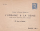 Enveloppe Gandon 15 Fr Bleu N2g2 Neuve Repiquage L'Urbaine Et La Seine - Buste Ristampe (ante 1955)