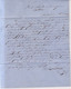 Año 1865 Edifil 75 4c Sello Isabel II  Carta Matasellos Santoña Santander - Lettres & Documents