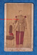 Photo Ancienne CDV Vers 1870 1875 - MONTLUCON - Portrait Colorisé Soldat Du 38e Régiment - Ceinturon Baïonnette Uniforme - Guerra, Militares