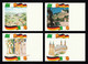 IRELAND 1989 Saints Kilian, Totnan & Colman: Set Of 4 Postcards MINT/UNUSED - Ganzsachen