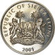 Monnaie, Sierra Leone, Dollar, 2001, Pobjoy Mint, Félins - Guépard, SPL - Sierra Leone