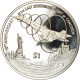 Monnaie, BRITISH VIRGIN ISLANDS, Dollar, 2013, Franklin Mint, Dernier Vol Du - Iles Vièrges Britanniques