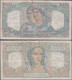 FRANCE - 1000 Francs 1949 P# 130b Europe Banknote - Edelweiss Coins - 1 000 F 1945-1950 ''Minerve Et Hercule''