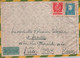 BRASIL / 1961 FOR NICE FRANCE  / VIA AEREA / AIR MAIL / PICTURE ON BACK / NICE STAMPS - Lettres & Documents