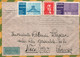 BRASIL / 1961 FOR NICE FRANCE  / VIA AEREA / AIR MAIL / PICTURE ON BACK / NICE STAMPS - Covers & Documents