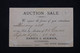 NEW SOUTH WALES - Entier Postal Type Victoria De Sydney En 1881 Avec Repiquage Au Verso - L 80119 - Cartas & Documentos