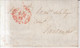 Prefilatelia Año 1851 Carta A Santander Marcas Roja Madrid - ...-1850 Prephilately