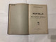 LIBRO NOVELLE MONSIGNORE MATTEO BANDELLO VESCOVO DI AGEN MILANO 1909 PAG.320. - Religion