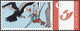 DUOSTAMP** / MYSTAMP**-  Tintin / Kuifje / Tim - En Danger / In Gevaar / In Gefahr / In Danger / (Hergé) - Philabédés