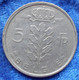 BELGIUM - 5 Francs 1974 Flemish KM# 135.1 Baudouin I (1951-1993) - Edelweiss Coins - Unclassified