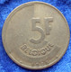 BELGIUM - 5 Francs 1986 French KM#163 Baudouin I (1951-1993) - Edelweiss Coins - Sin Clasificación