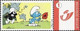 DUOSTAMP** / MY STAMP** - 50 Ans Des Schtroumpfs (1) / 50 Jaar De Smurfen (1) - Schlumpf - Smurf, Smurfy - Philabédés