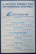 ESTONIAN AIR ESTONIA CARD WELCOME TICKET AIRWAYS AIRLINE STICKER LABEL TAG LUGGAGE BUGGAGE PLANE AIRCRAFT AIRPORT - Europe