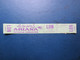 ARIANA AFGHAN AFGHANISTAN CARD TICKET AIRWAYS AIRLINE STICKER LABEL TAG LUGGAGE BUGGAGE PLANE AIRCRAFT AIRPORT - Europe