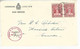 57237)  Canadian Legion War Services  C.A.P.O. #1 1943 Military Censor  Postmark Cancel Newfoundland - Briefe U. Dokumente