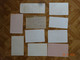 LOT 10 BUVARDS BLOTTING PAPER ÉPICERIE SAINT-PIERRE CHICORÉE D.V. VICHY HALL CHAUFFAGE CHARENTON NOIROT L'AIGLE ABEILLE - Collections, Lots & Séries