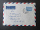 Schweiz 1957 Europa Nr. 647 EF Air Mail Luftpost Beleg Sauberer Stempel Zürich 50 Oerlikon P.P. Nach München - Lettres & Documents